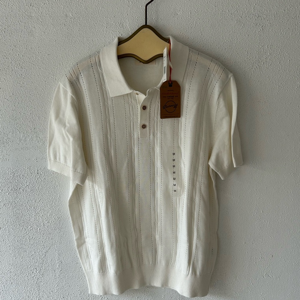 Weatherproof Ivory Polo Shirt